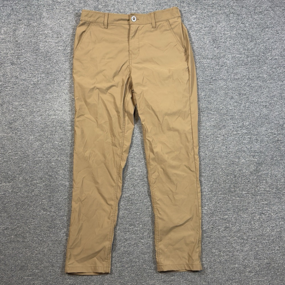 Brixton Men's Slim Fit Nylon Hiking Pants "Bison" Brown Color Size Large (32x30)
